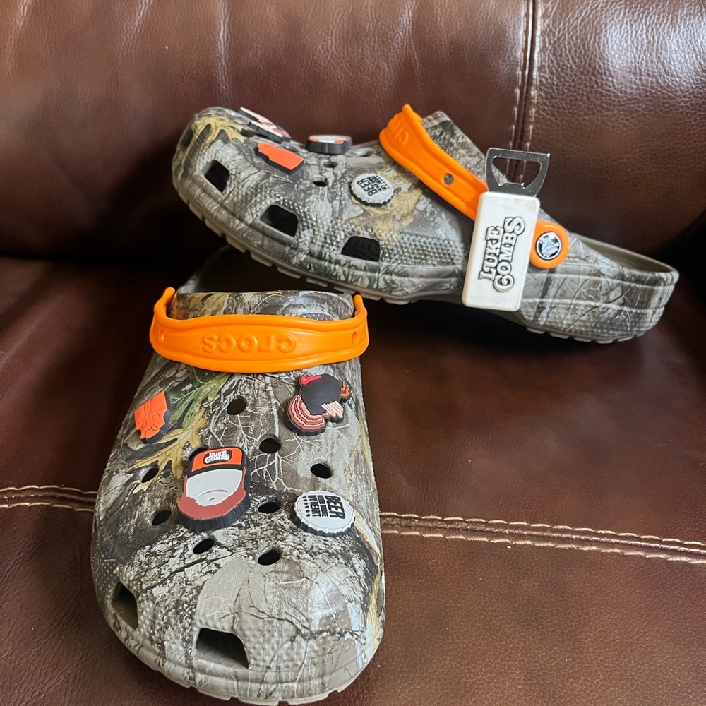 Luke Combs Realtree Camo Crocs